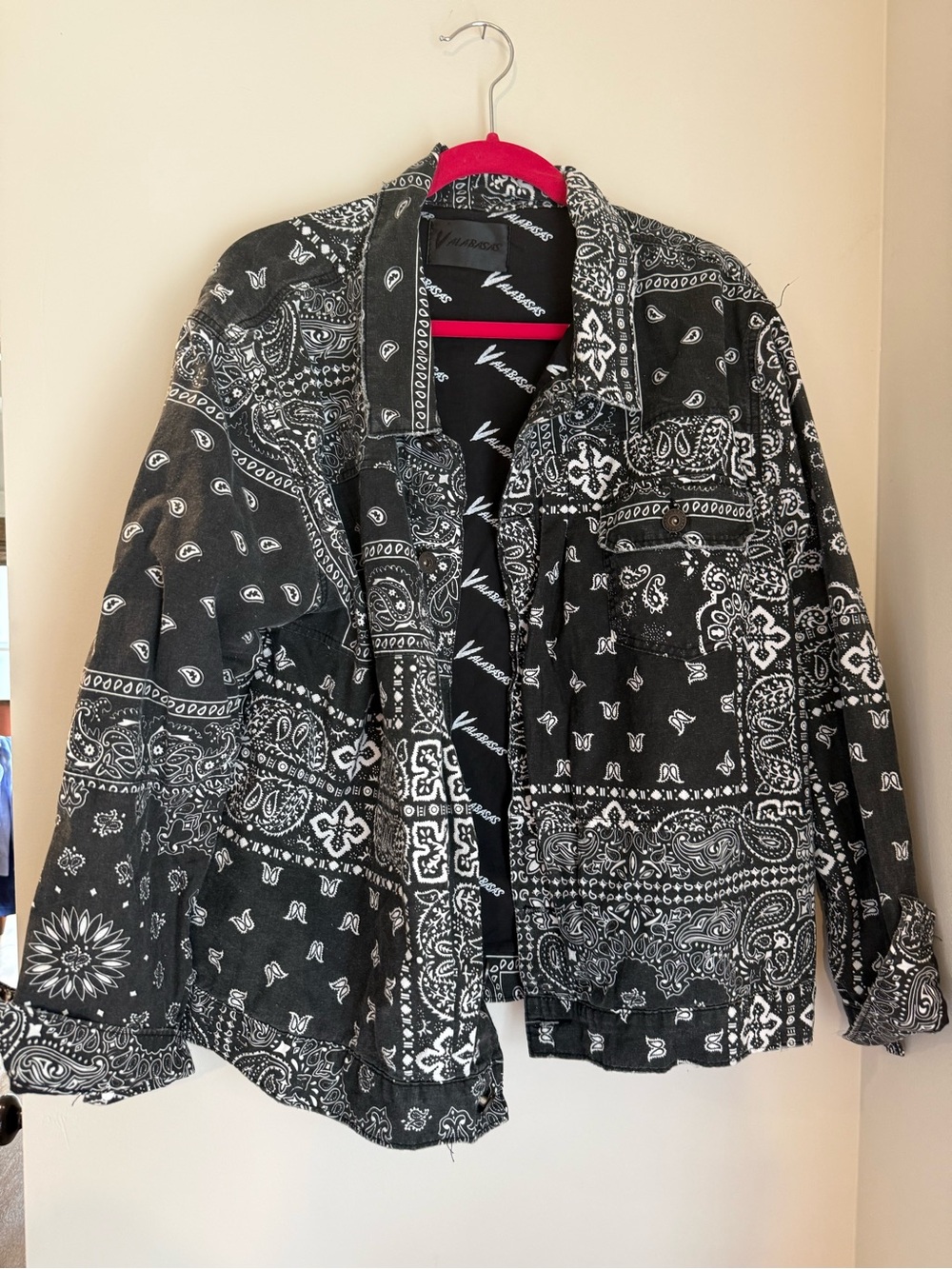 Vintage Valabasas Western Bandana Print Jacket